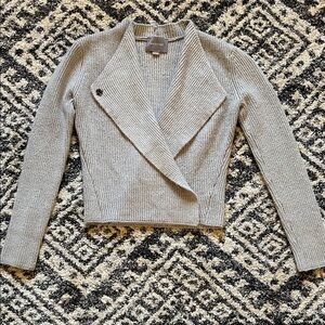 Women's Small Gray knit Cardigan